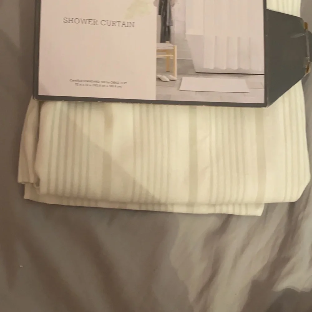 White Shower Curtain